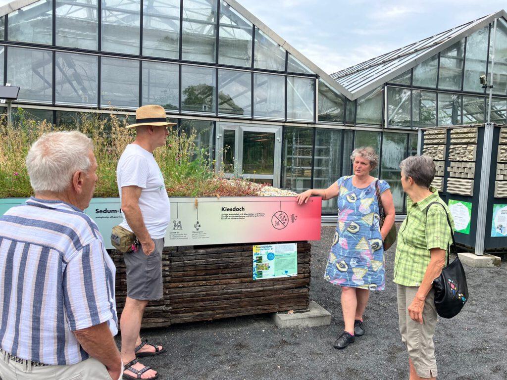 Führung zur Dachbegrünung am Botanischen Garten Leipzig